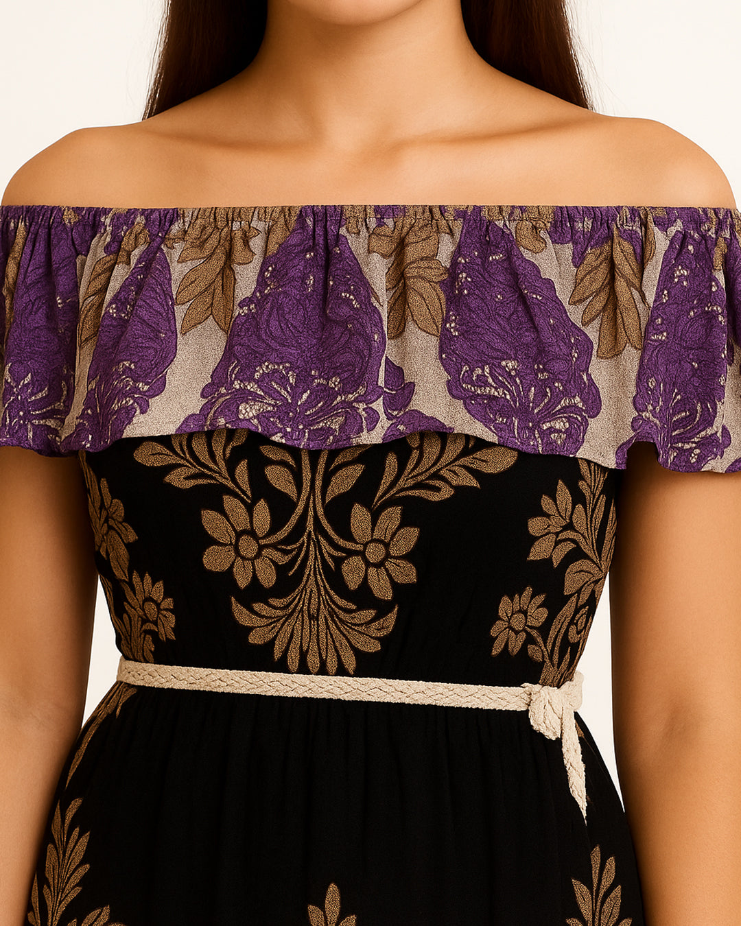 Off-Shoulder Maxi