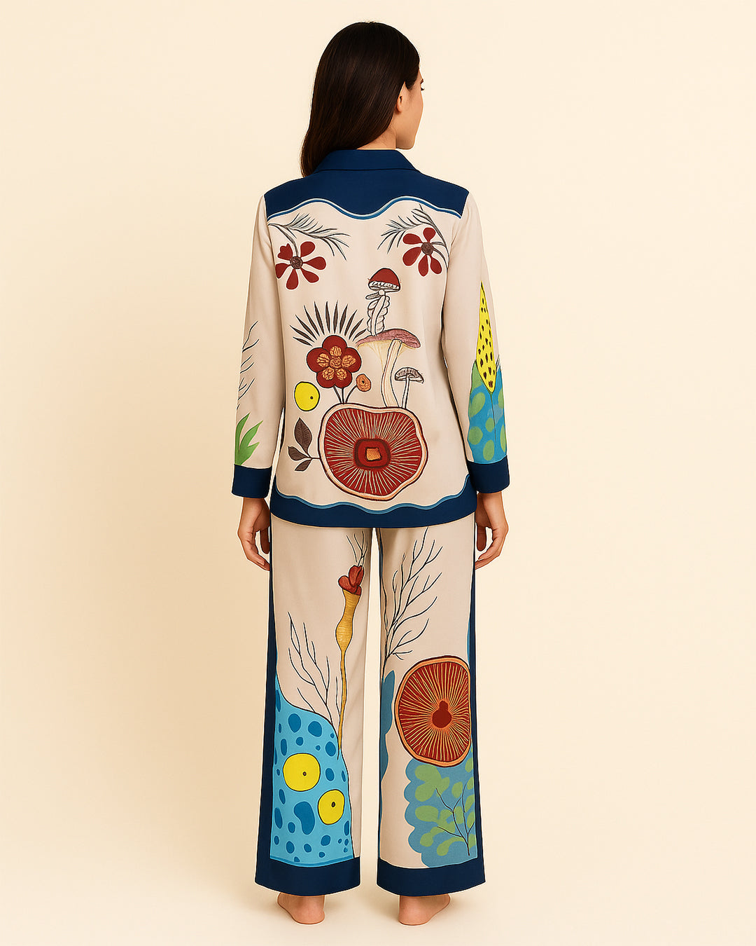 Multicolor Artistic Print Co-ord Set